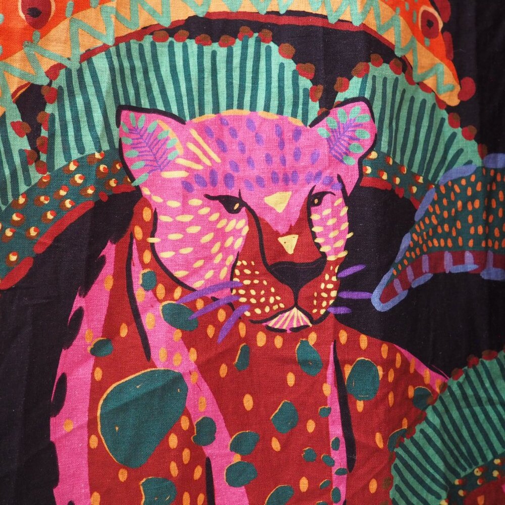 Anthropologie Farm Rio Cool Leopards Dress sz xs - Picture 12 of 12